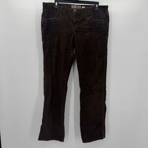Vintage 2000s Old Navy Brown Corduroy Pants Lowest Rise‎ Straight Leg 2505